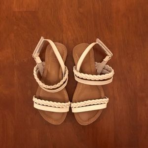 Girls leather sandals
